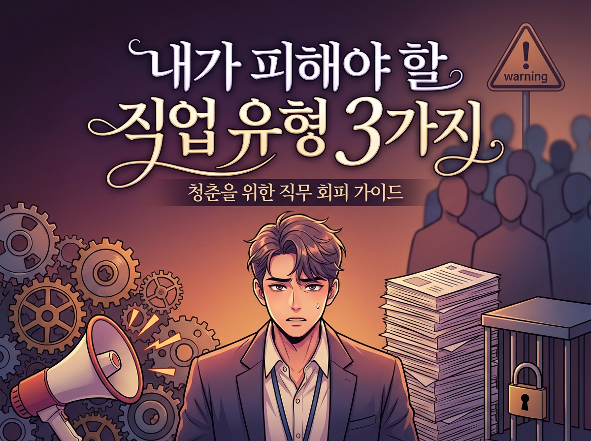 내가 피해야 할 직업 유형 3가지