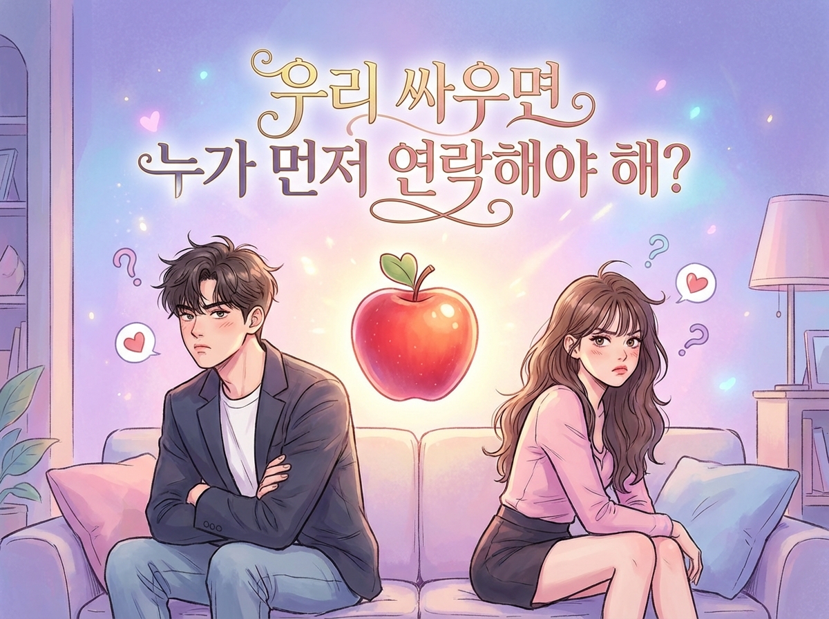 우리 싸우면 누가 먼저 연락해야 해?