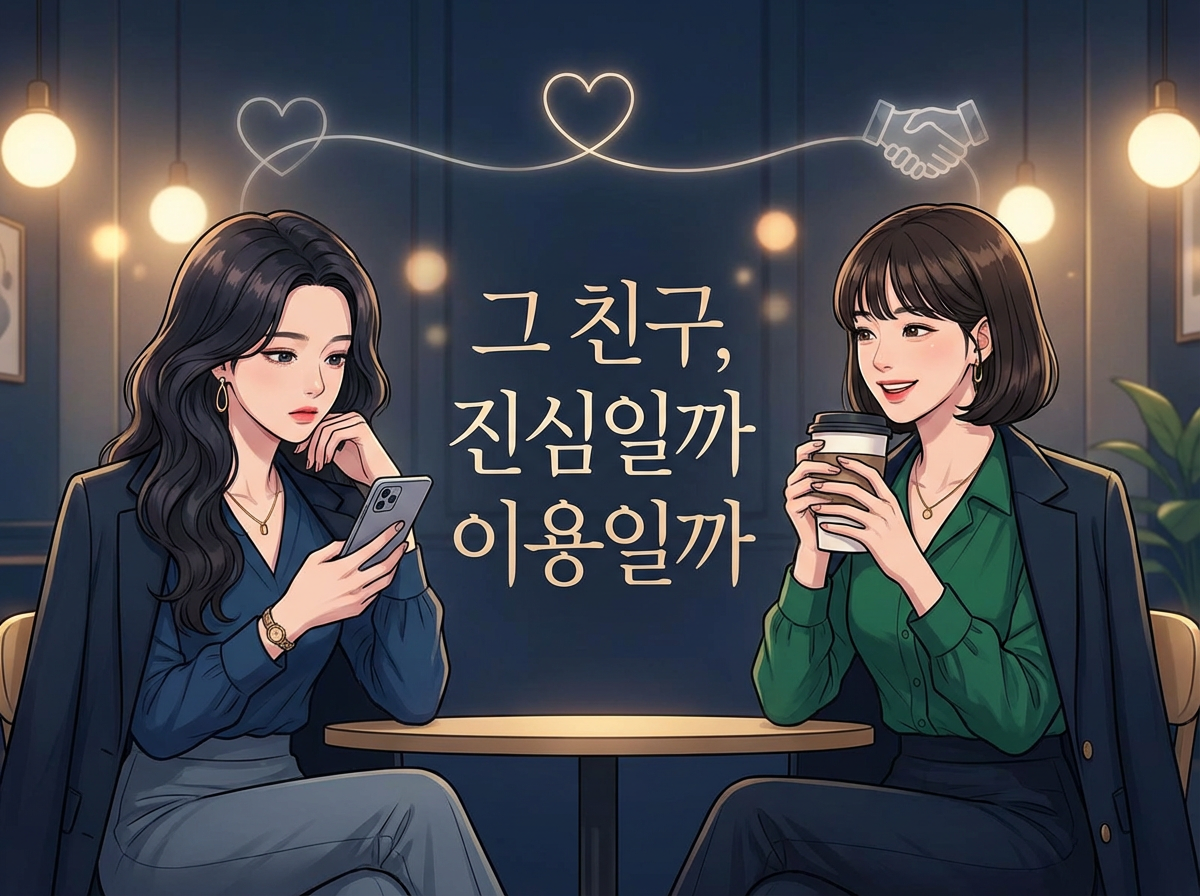 그 친구, 진심일까 이용일까