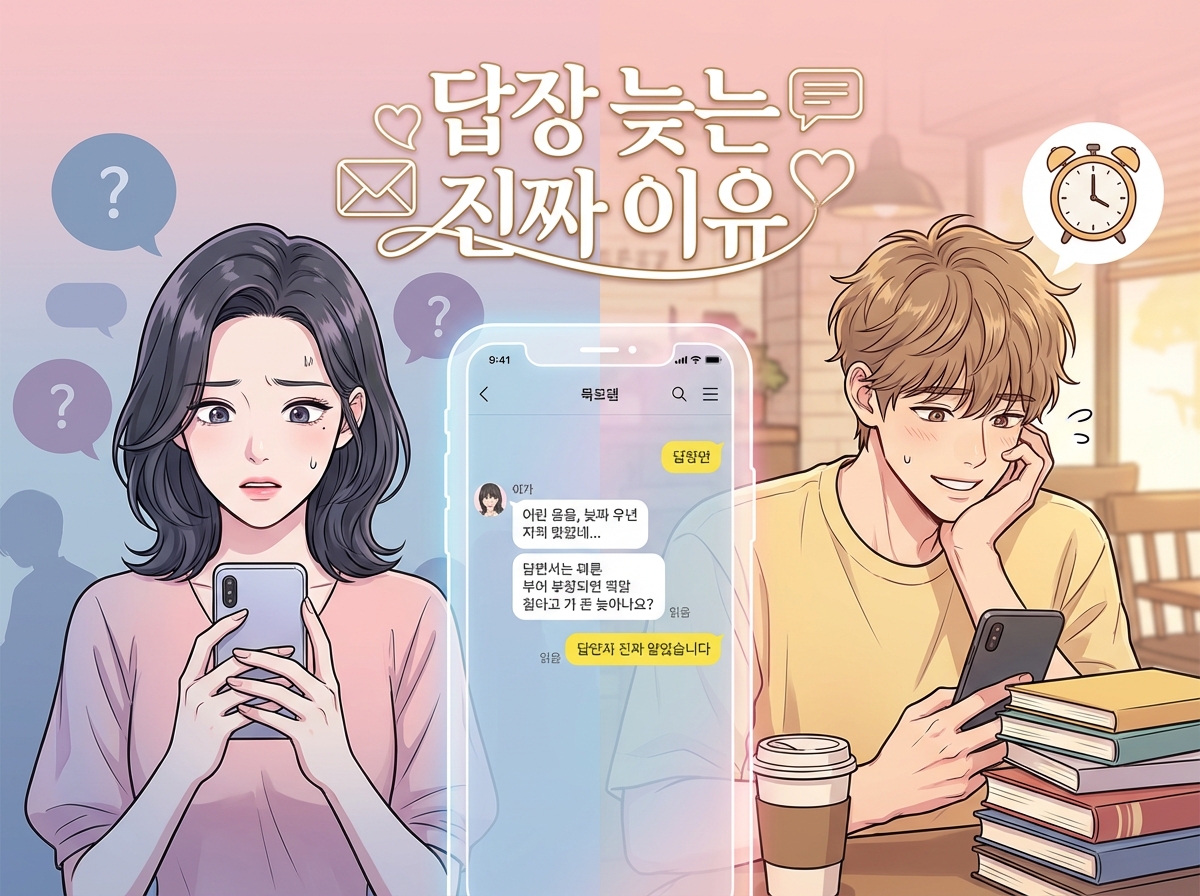 답장 늦는 진짜 이유