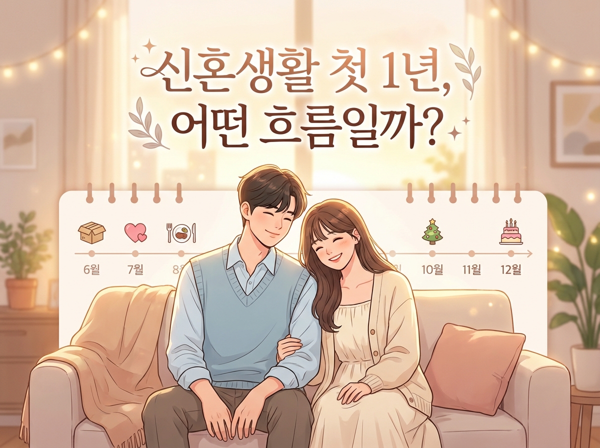 신혼생활 첫 1년, 어떤 흐름일까?