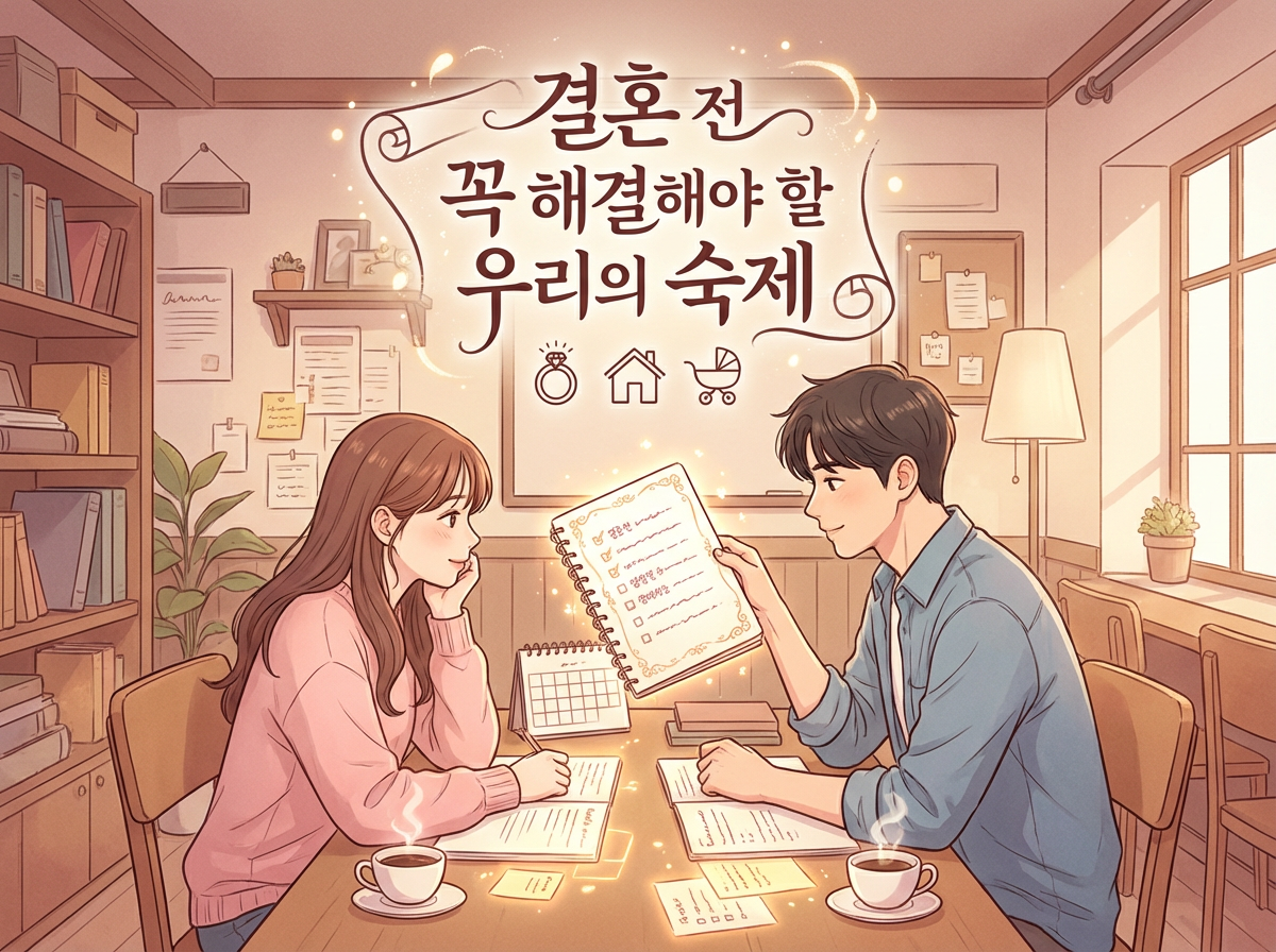 결혼 전 꼭 해결해야 할 우리의 숙제