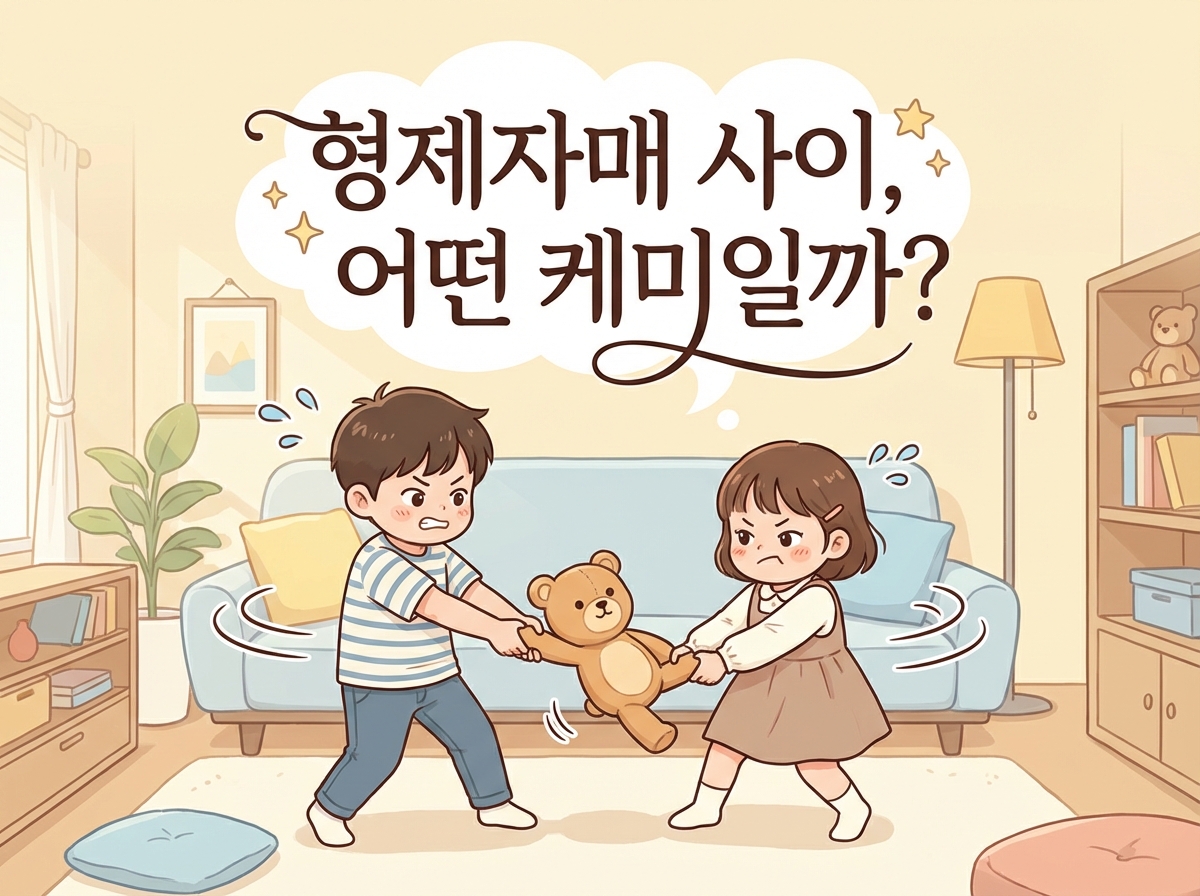 형제자매 사이, 어떤 케미일까?