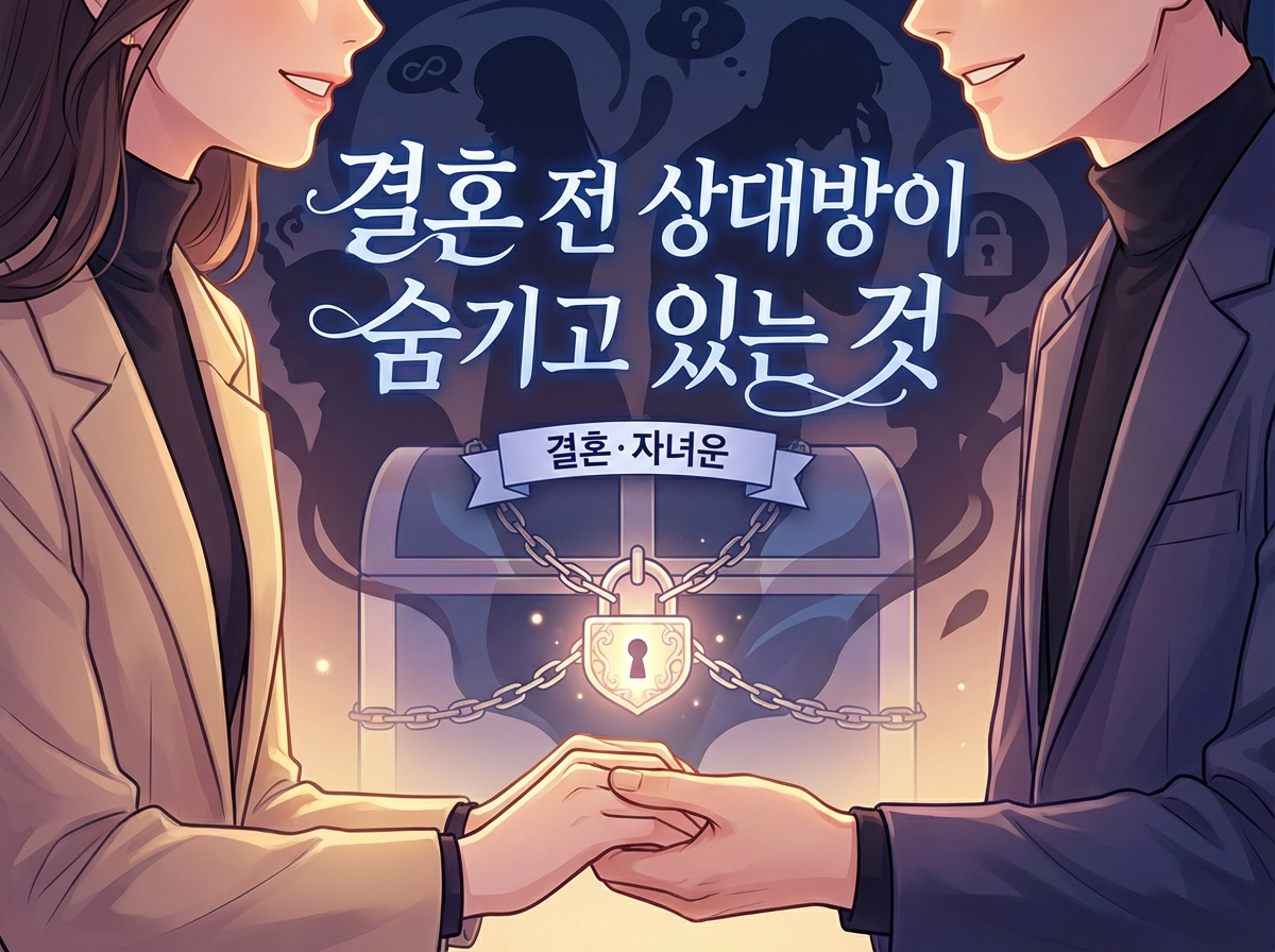 결혼 전 상대방이 숨기고 있는 것